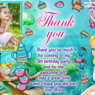 Alice in wonderland thank you card, tea party Thank you card, mad hatter thank you card