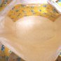 Structured Medium Tote, Diaper bag, Knit or Sew Tote, Carry all - Yellow with Blue Flowers