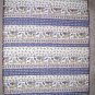 Patriotic Bear Quilt - Muted red, cream, blue - 45" x 52"