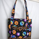 Structured Large Tote, Diaper bag, Knit or Sew Tote, Carry all - Spooky Halloween