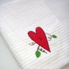 Country Heart - Embroidered Hand Towel