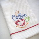 Coffee 5 cents - Embroidered Hand Towel