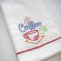 Coffee 5 cents - Embroidered Hand Towel