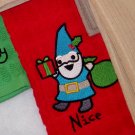 Nice Gnome Embroidered Terry Cloth Towel