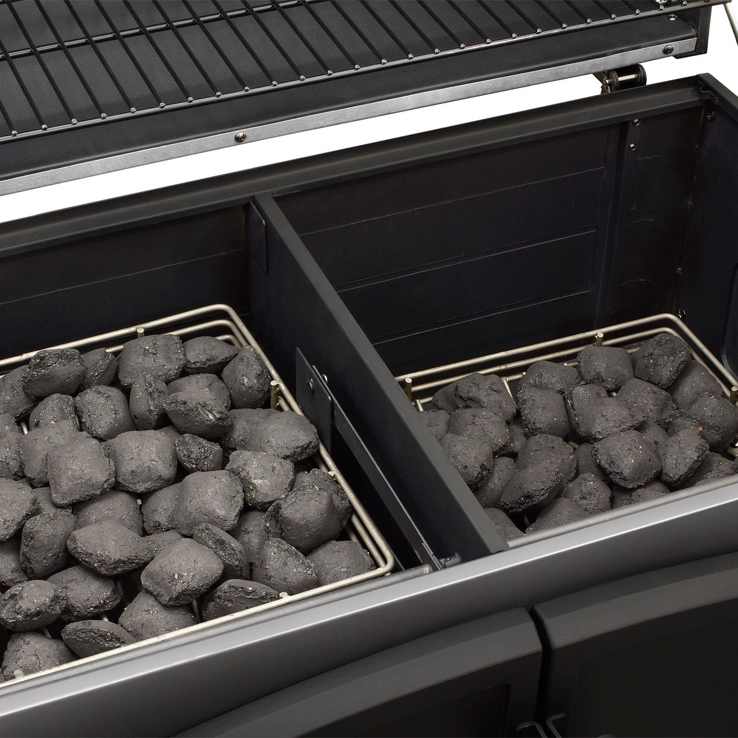 DynaGlo Charcoal DualZone Stainless Steel Premium Grill