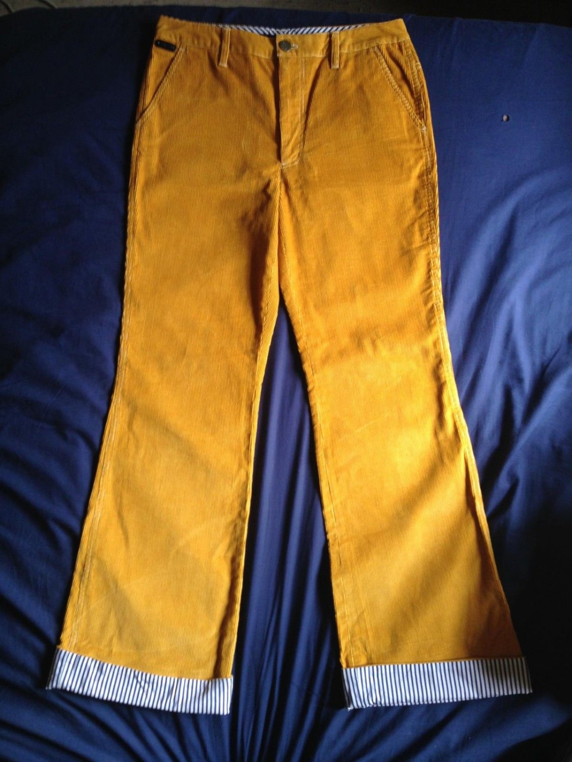 mustard yellow corduroy pants