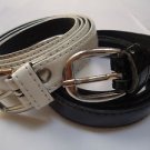 Belts With Round Metal Buckle & Loop