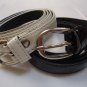 Belts With Round Metal Buckle & Loop