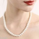Natural Pearl Necklace In Ivory/White Color By Teknowear