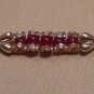 Red & Green Beads Rakhi with Clear Crystals By Teknowear