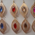 Dew-Kissed Lilacs Leaf Dangle Earrings By Teknowear