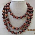 Old Plamwood Round Mala/Necklace, Japa Mala Beads By Teknowear