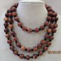 Old Plamwood Round Mala/Necklace, Japa Mala Beads By Teknowear