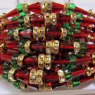 Tath in Multi Color Beads & Crystal Clear Stones  Rakhi by Teknowear