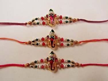 Rakhi in Ganesh/Elephant God Rakhi By Teknowear
