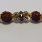 Rudraksh Rakhi With Multi Crystals Stones By Teknowear