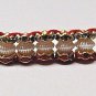 Khush Rakhi by Teknowear beaded with Ruby Red & Clear Crystals
