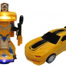 Bump and Go Action with Lights and Scary Sounds Robot Car Toys for Children