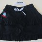 Genuine Girls Skort Skirt with  Elastic/Striped Belt by Teknowear (3T - 5T)