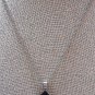 Crystal Star Pendant Necklace and Earrings Set in Black & Ivory Color