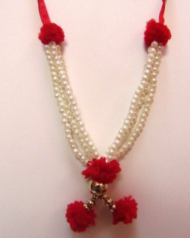 Pavitra Agayaras - Garland in Pearls - Multicolored-Decorative-for-Prayers-Gods