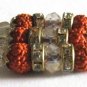 Rudraksh Rakhi/Bracelet With Glass Beads By Teknowear