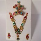 Gopal Shringar Set/Jewelry Set 1 Size Mukut, Necklace and earrings by Teknowear