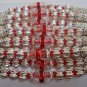 Rakhi in Silver With Glass Beads & Red Crystals By Teknowear