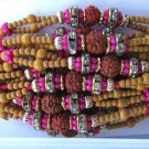 Rudraksh Rakhi With Turmeric Beads By Teknowear