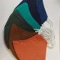 Face Mask Triple Layers 100% Cotton Natural Fiber Washable Reusable. Unisex