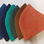 Face Mask Triple Layers 100% Cotton Natural Fiber Washable Reusable. Unisex