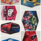Washable Kids Elsa & Anna/ Minions/ Kitty/Spider Man Face Mask Size 3yrs- 8yrs
