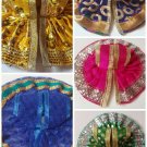 Laddu Bal Gopal Cotton Dress Deity Statue Clothes Lord Krishna Poshak - All Seas