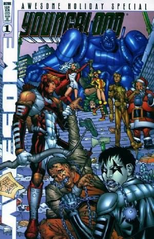 Awesome Holiday Special #1 (Gold Foil Youngblood Cover)