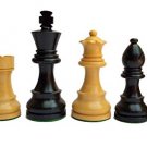 3.75" Standard Staunton Classic Chess Set Crafted in Ebonized & Box Wood