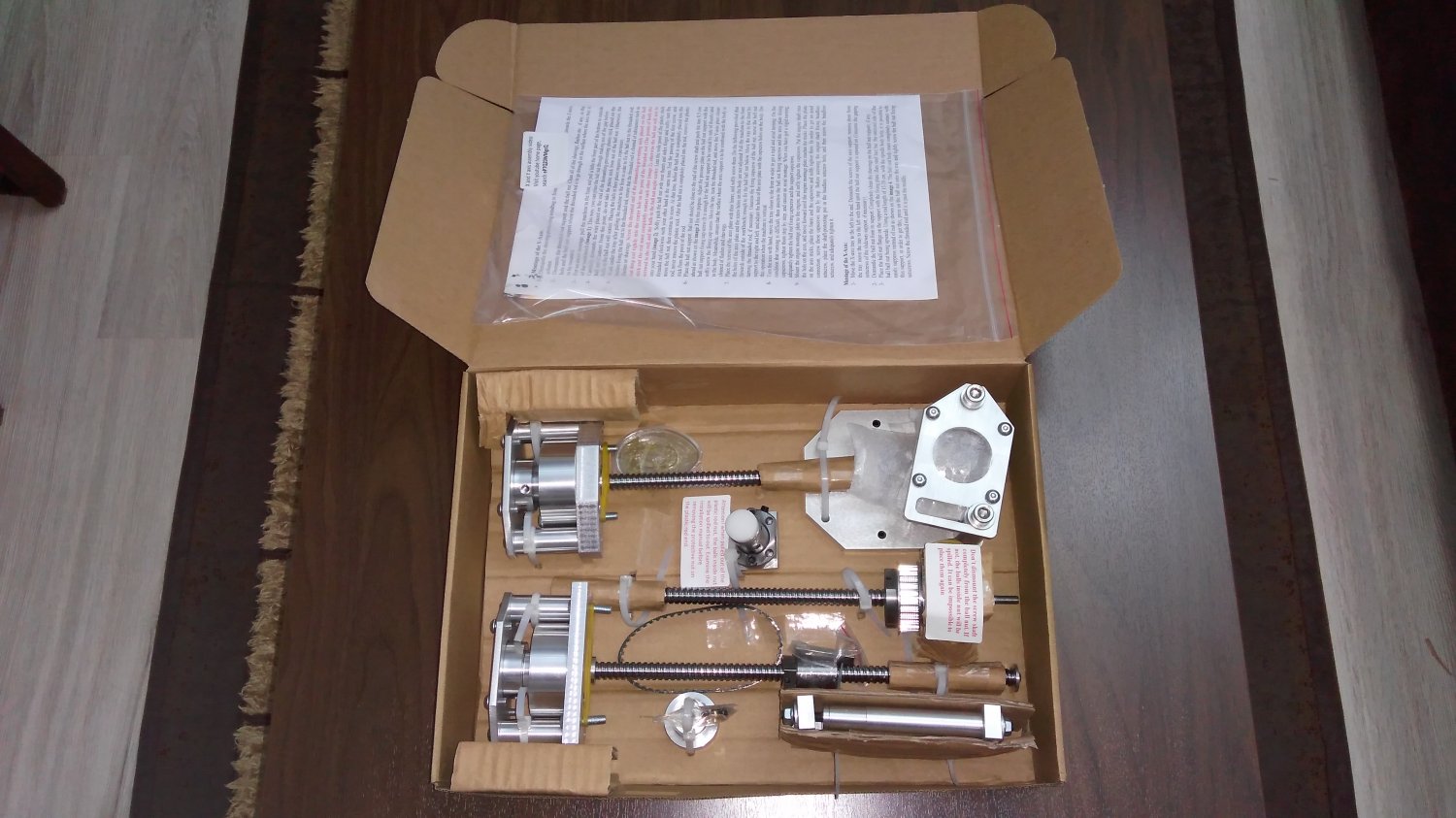 X2 mini mill CNC conversion kit (Stepper motor mounting and ball screw upgrade)