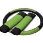 Faux Leather Green Seat Cover for Jeep Wrangler w/Steering Wheel/Belt/Head Rests