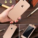 New iPhone 6 Gold Luxury Hybrid Tempered Glass Acrylic Hard Case Cover