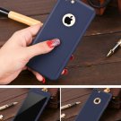New iPhone 6 Navy Blue Luxury Hybrid Tempered Glass Acrylic Hard Case Cover
