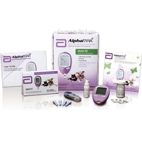 New AlphaTRAK 2 Blood Glucose Meter Starter Kit for Dogs and Cats