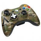 Official Microsoft Xbox 360 Wireless Camouflage Controller VG Genuine OEM Camo