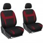 New Car Seat Covers for Toyota Corolla Red Black Steering Wheel/Belt Pads/Head Rests