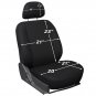New Car Seat Covers for Toyota Corolla Red Black Steering Wheel/Belt Pads/Head Rests