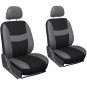New Car Seat Covers for Toyota Corolla Gray Black Steering Wheel-Belt Pad-Head Rests