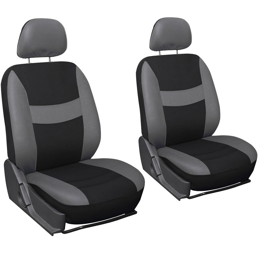 New Car Seat Covers For Auto Nissan Altima 6pc Bucket Grey Black w/Head Rest Mesh