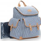 Carter's Baby Go Ticking Stripe Backpack Diaper Bag - Navy