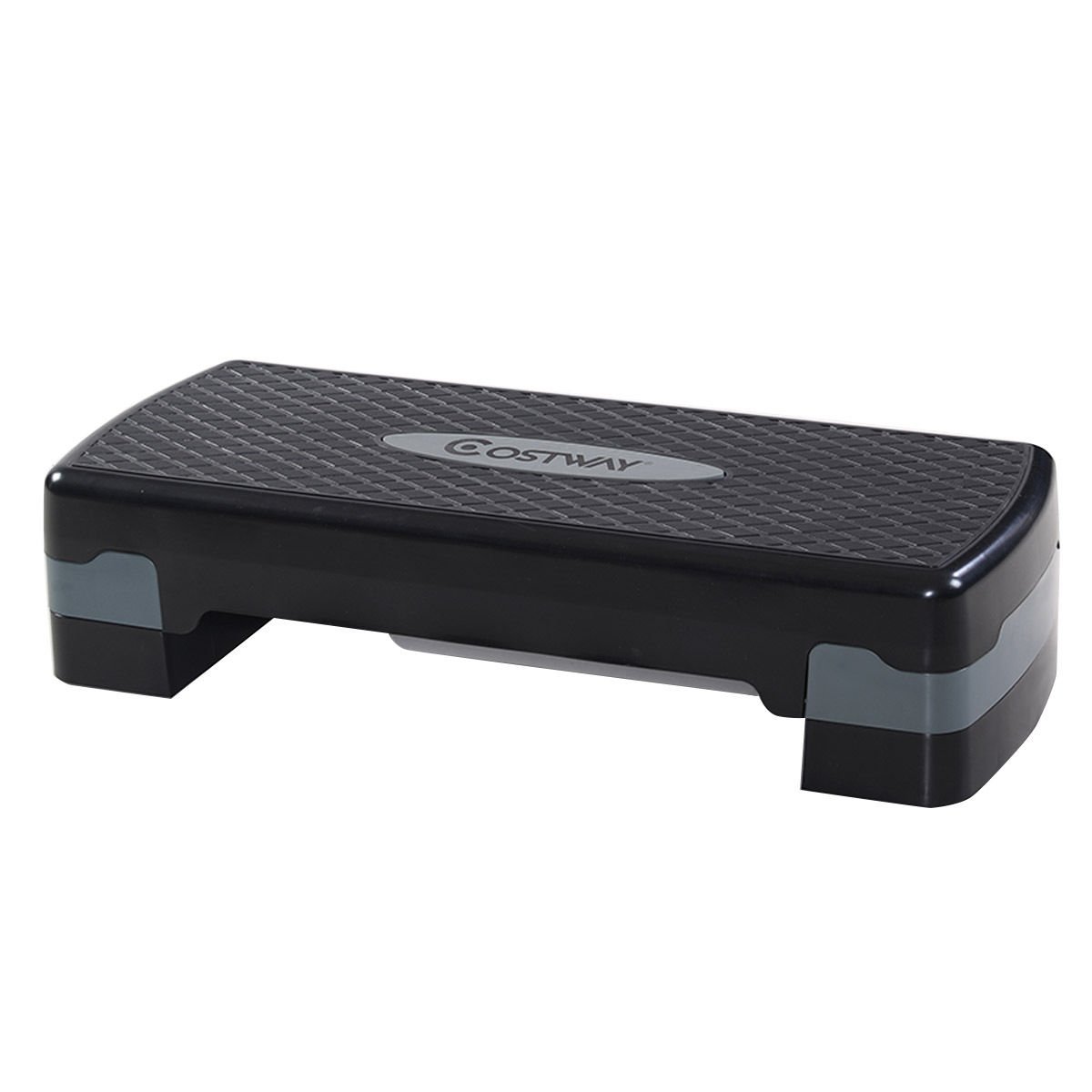 New 27'' Fitness Aerobic Step Adjust 4" - 6"Exercise Stepper w/Risers Home Gym