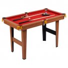 48” Mini Table Top Pool Table Game Billiard Set Cues Balls Gift Indoor Sports