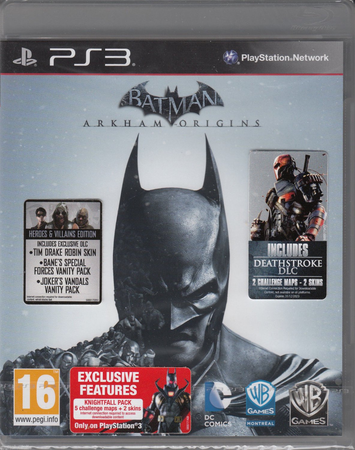 Batman Arkham Origins PS3 Heroes & Villian Edition with extra maps and ...