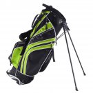 Golf Stand Cart Bag Club w/6 Way Divider Carry Organizer Pockets Storage4 Green